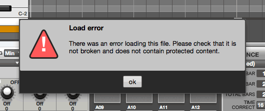 MPC Software PRJ Error